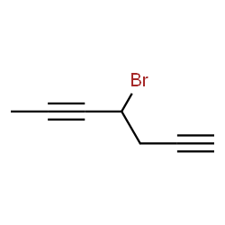 ChemSpider 2D Image | 4-Bromo-1,5-heptadiyne | C7H7Br