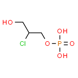ChemSpider 2D Image | 2-Chloro-3-hydroxypropyl dihydrogen phosphate | C3H8ClO5P