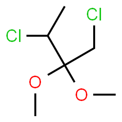 ChemSpider 2D Image | 1,3-Dichloro-2,2-dimethoxybutane | C6H12Cl2O2