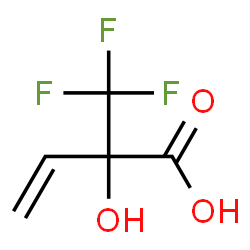ChemSpider 2D Image | 2-Hydroxy-2-(trifluoromethyl)-3-butenoic acid | C5H5F3O3