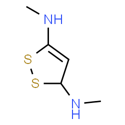 ChemSpider 2D Image | N,N'-Dimethyl-3H-1,2-dithiole-3,5-diamine | C5H10N2S2