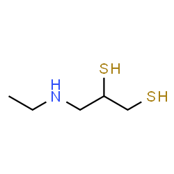 ChemSpider 2D Image | 3-(Ethylamino)-1,2-propanedithiol | C5H13NS2