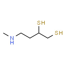ChemSpider 2D Image | 4-(Methylamino)-1,2-butanedithiol | C5H13NS2