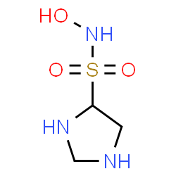 ChemSpider 2D Image | N-Hydroxy-4-imidazolidinesulfonamide | C3H9N3O3S