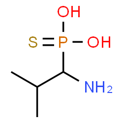 ChemSpider 2D Image | (1-Amino-2-methylpropyl)phosphonothioic O,O-acid | C4H12NO2PS