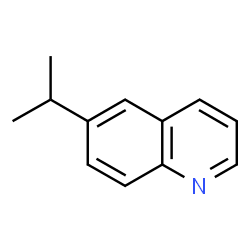 ChemSpider 2D Image | Isopropyl quinoline | C12H13N