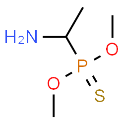 ChemSpider 2D Image | O,O-Dimethyl (1-aminoethyl)phosphonothioate | C4H12NO2PS
