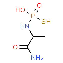 ChemSpider 2D Image | N~2~-Thiophosphonoalaninamide | C3H9N2O3PS