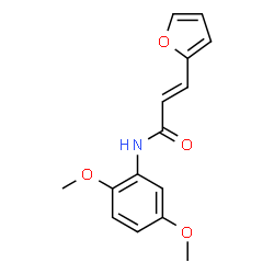 ChemSpider 2D Image | (2E)-N-(2,5-Dimethoxyphenyl)-3-(2-furyl)acrylamide | C15H15NO4