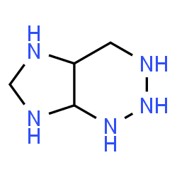 ChemSpider 2D Image | Octahydro-1H-imidazo[4,5-d][1,2,3]triazine | C4H11N5