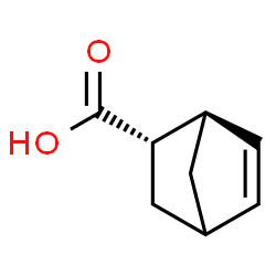 ChemSpider 2D Image | (1R,2S)-Bicyclo[2.2.1]hept-5-ene-2-carboxylic acid | C8H10O2