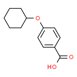 ChemSpider 2D Image | p-Cyclohexyloxybenzoic acid | C13H16O3