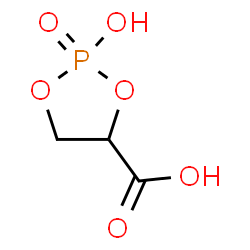 ChemSpider 2D Image | 2-Hydroxy-1,3,2-dioxaphospholane-4-carboxylic acid 2-oxide | C3H5O6P
