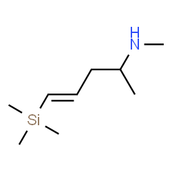ChemSpider 2D Image | (4E)-N-Methyl-5-(trimethylsilyl)-4-penten-2-amine | C9H21NSi