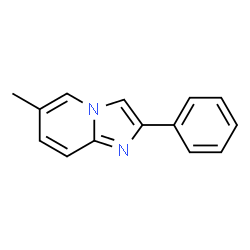 ChemSpider 2D Image | 6-Methyl-2-phenylimidazo[1,2-a]pyridine | C14H12N2
