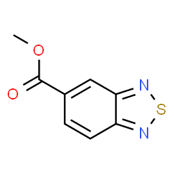 ChemSpider 2D Image | Methyl 2,1,3-benzothiadiazole-5-carboxylate | C8H6N2O2S