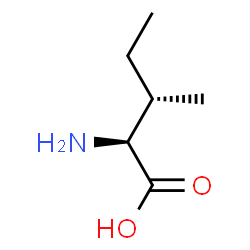 ChemSpider 2D Image | L-(+)-Isoleucine | C6H13NO2