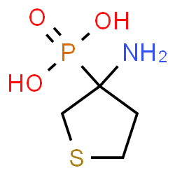 ChemSpider 2D Image | (3-Aminotetrahydro-3-thiophenyl)phosphonic acid | C4H10NO3PS