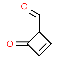 ChemSpider 2D Image | 4-Oxo-2-cyclobutene-1-carbaldehyde | C5H4O2