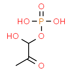ChemSpider 2D Image | 1-Hydroxy-2-oxopropyl dihydrogen phosphate | C3H7O6P