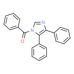 ChemSpider 2D Image | (4,5-Diphenyl-1H-imidazol-1-yl)(phenyl)methanone | C22H16N2O