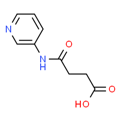 ChemSpider 2D Image | N-(3-PYRIDYL)SUCCINAMIC ACID | C9H10N2O3