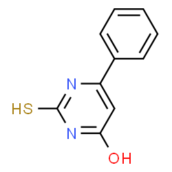ChemSpider 2D Image | 6-Phenyl-2-thiouracil | C10H8N2OS