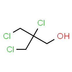 ChemSpider 2D Image | 2,3-Dichloro-2-(chloromethyl)-1-propanol | C4H7Cl3O