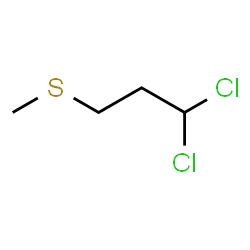 ChemSpider 2D Image | 1,1-Dichloro-3-(methylsulfanyl)propane | C4H8Cl2S