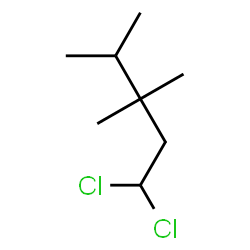 ChemSpider 2D Image | 1,1-Dichloro-3,3,4-trimethylpentane | C8H16Cl2