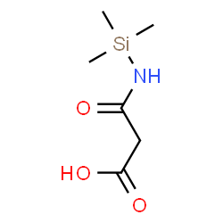 ChemSpider 2D Image | 3-Oxo-3-[(trimethylsilyl)amino]propanoic acid | C6H13NO3Si
