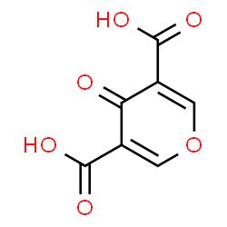 ChemSpider 2D Image | 4-Oxo-4H-pyran-3,5-dicarboxylic acid | C7H4O6
