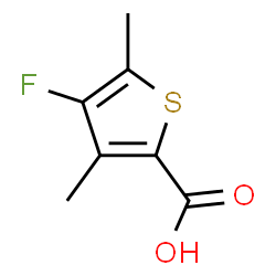 ChemSpider 2D Image | 4-Fluoro-3,5-dimethyl-2-thiophenecarboxylic acid | C7H7FO2S