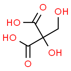 ChemSpider 2D Image | Hydroxy(hydroxymethyl)malonic acid | C4H6O6