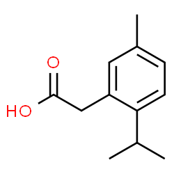 ChemSpider 2D Image | (2-Isopropyl-5-methylphenyl)acetic acid | C12H16O2