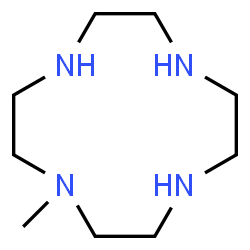 ChemSpider 2D Image | 1-Methyl-1,4,7,10-tetraazacyclododecane | C9H22N4