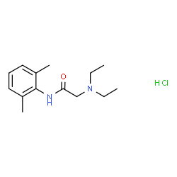 ChemSpider 2D Image | Lidocaine hydrochloride | C14H23ClN2O