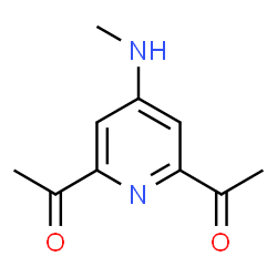 ChemSpider 2D Image | 1,1'-[4-(Methylamino)-2,6-pyridinediyl]diethanone | C10H12N2O2