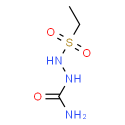 ChemSpider 2D Image | 2-(Ethylsulfonyl)hydrazinecarboxamide | C3H9N3O3S