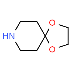 ChemSpider 2D Image | 4-Piperidone-ethylene ketal | C7H13NO2