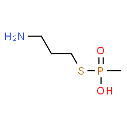 ChemSpider 2D Image | S-(3-Aminopropyl) hydrogen methylphosphonothioate | C4H12NO2PS