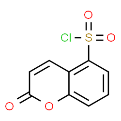 ChemSpider 2D Image | 2-Oxo-2H-chromene-5-sulfonyl chloride | C9H5ClO4S