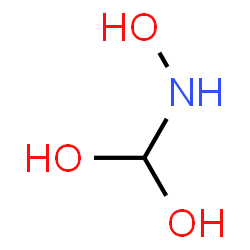 ChemSpider 2D Image | (Hydroxyamino)methanediol | CH5NO3
