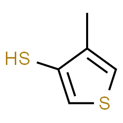 ChemSpider 2D Image | 4-Methyl-3-thiophenethiol | C5H6S2