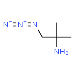 ChemSpider 2D Image | 1-Azido-2-methyl-2-propanamine | C4H10N4