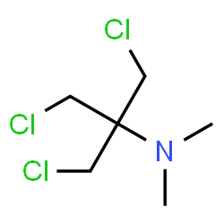 ChemSpider 2D Image | 1,3-Dichloro-2-(chloromethyl)-N,N-dimethyl-2-propanamine | C6H12Cl3N