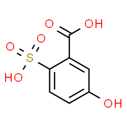 ChemSpider 2D Image | 5-Hydroxy-2-sulfobenzoic acid | C7H6O6S