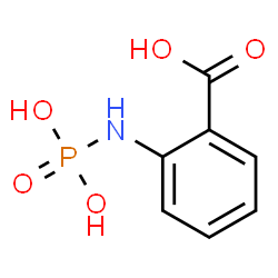 ChemSpider 2D Image | 2-(Phosphonoamino)benzoic acid | C7H8NO5P