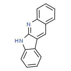 ChemSpider 2D Image | indolo[2,3-b]quinoline | C15H10N2