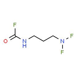 ChemSpider 2D Image | [3-(Difluoroamino)propyl]carbamic fluoride | C4H7F3N2O